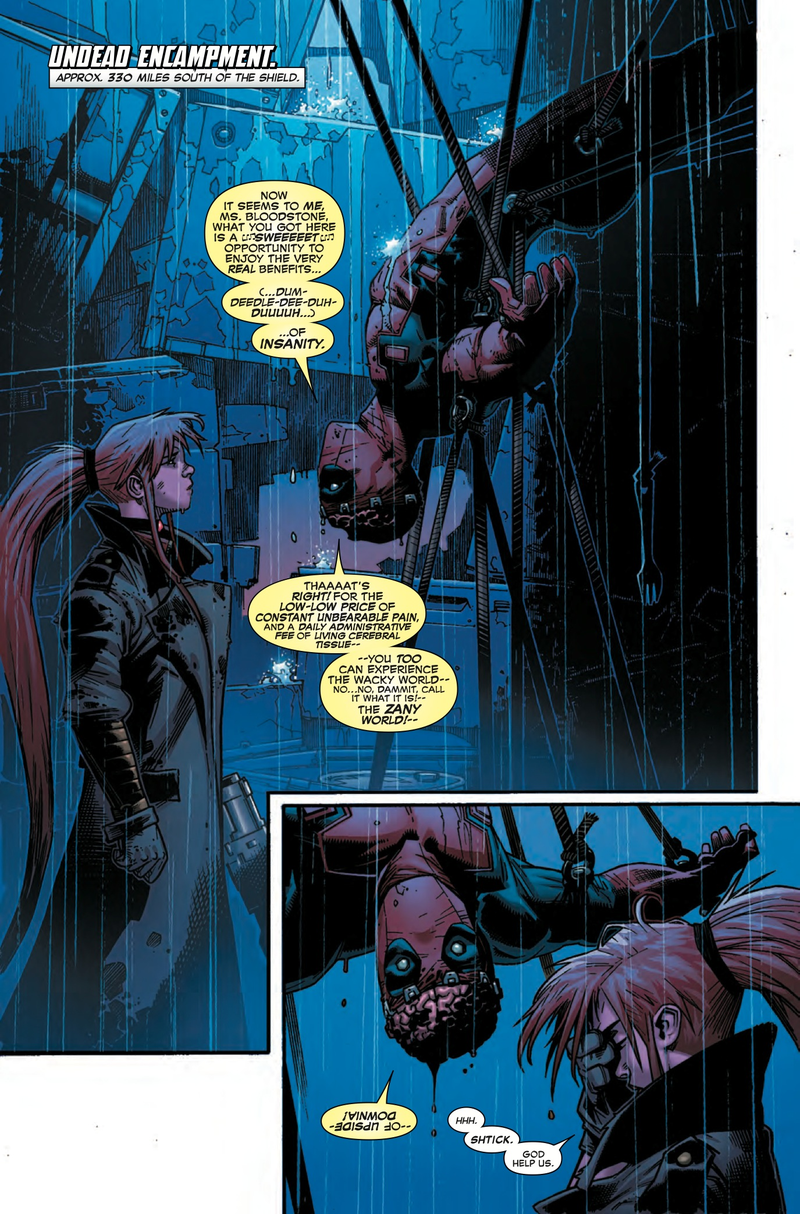 Illustration for article titled Exclusive Marvel preview: Marvel Zombies gets zany as Deadpool enters the fray